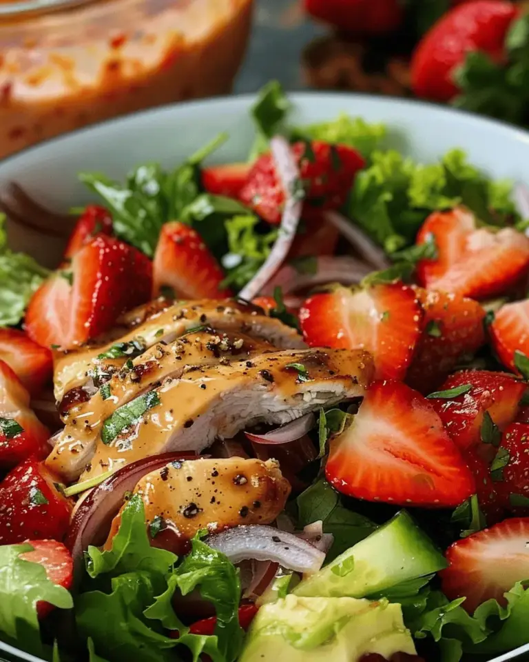 Strawberry Salad with Chicken