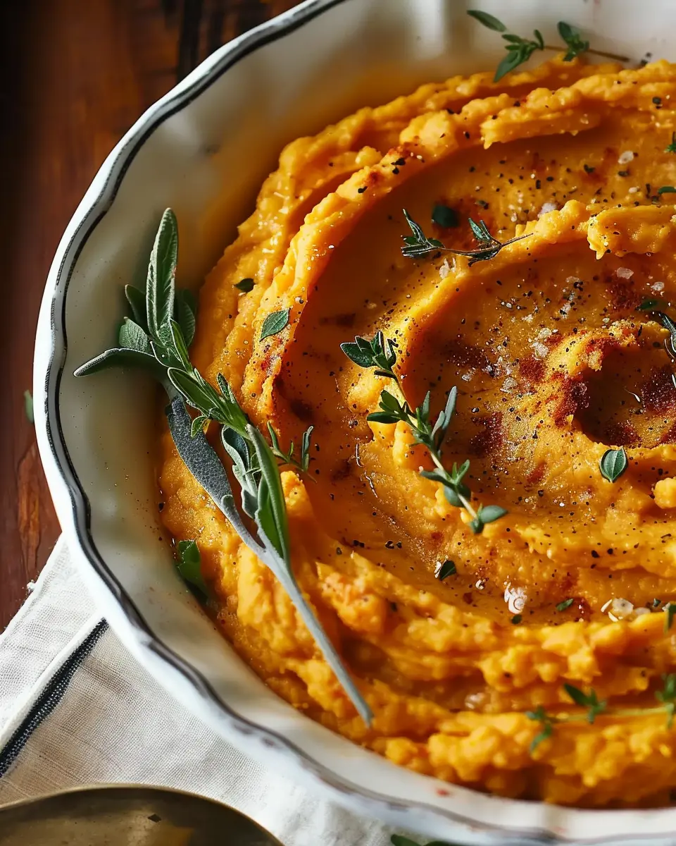 browned butter mashed sweet potatoes: the best comforting recipe