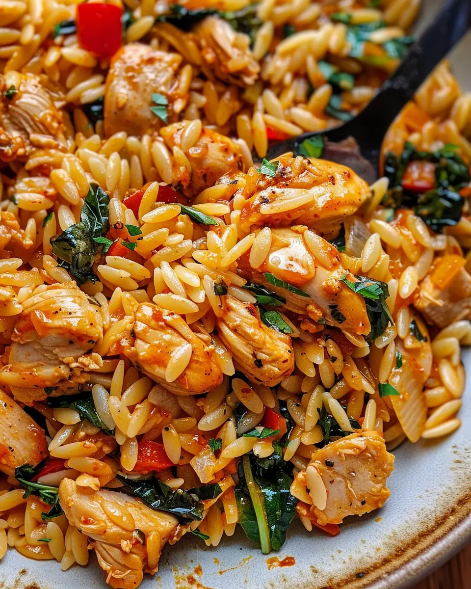Cajun Chicken Orzo: A Quick and Juicy One-Pan Delight