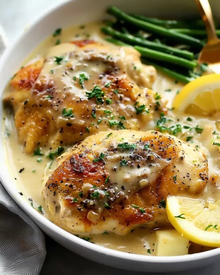 Chicken in White Wine Sauce
