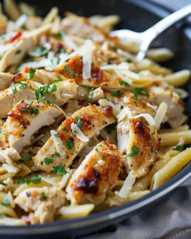 Easy Parmesan Chicken Pasta