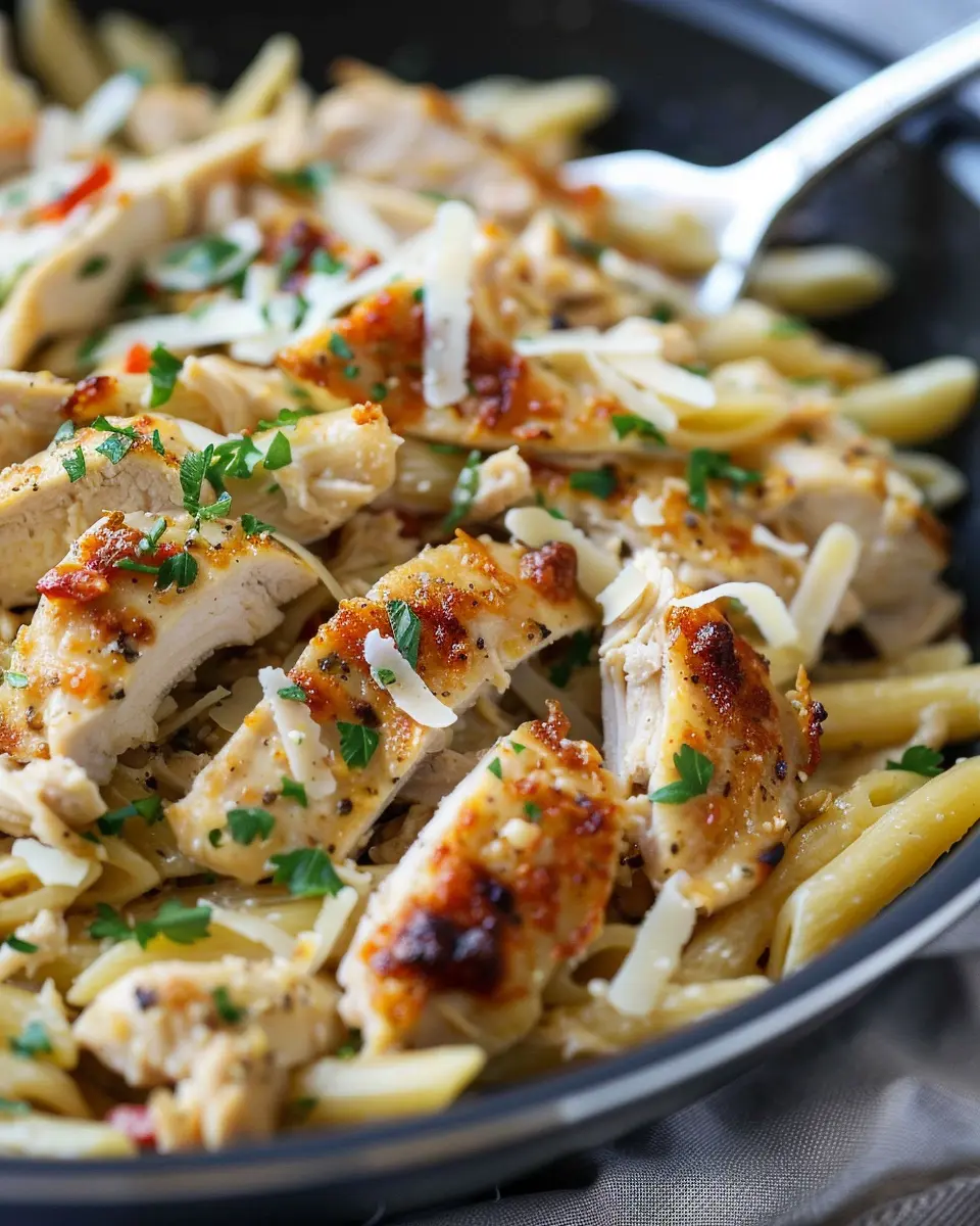 Easy Parmesan Chicken Pasta: A Quick & Indulgent Dinner Delight