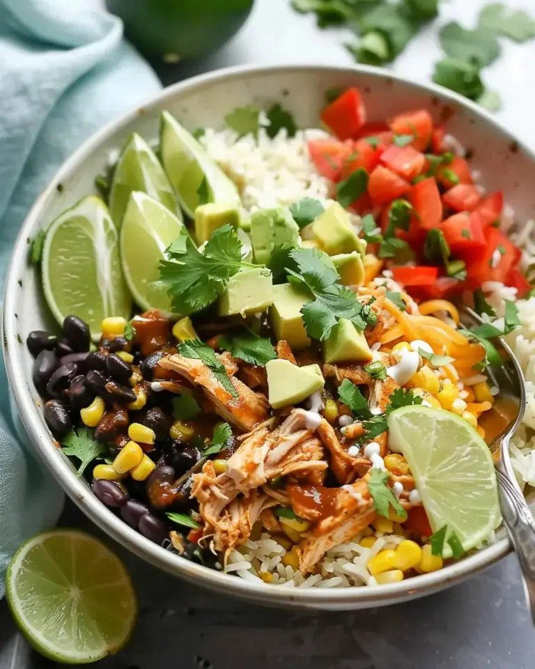 Chicken Burrito Bowl (Slow Cooker)