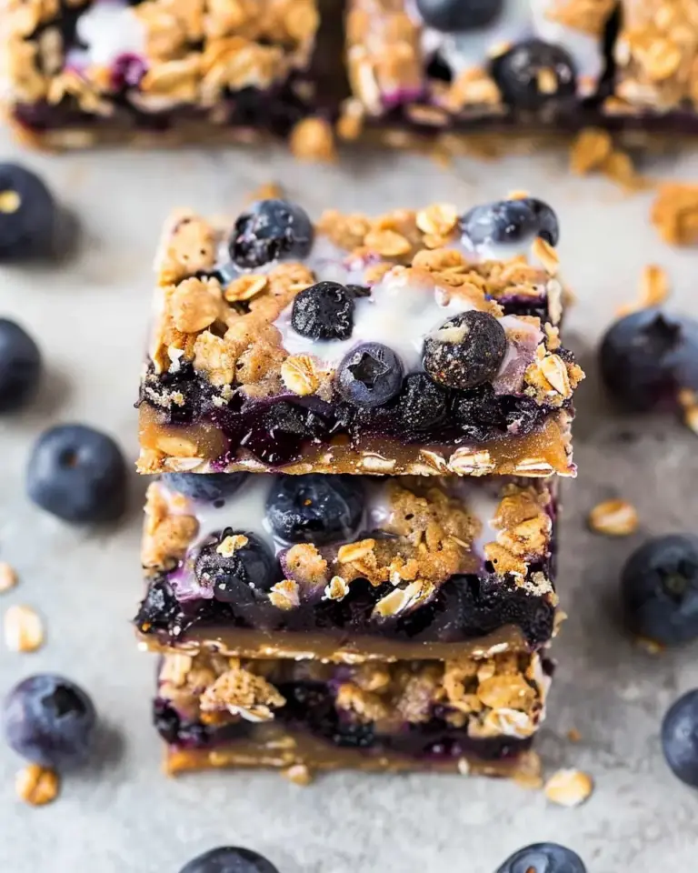 Blueberry Oatmeal Breakfast Bars