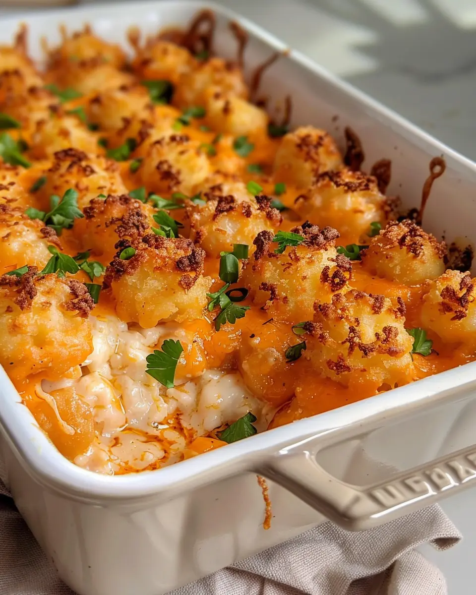 Simple Tater Tot Casserole: Easy Recipe with Turkey Bacon and Chicken Ham
