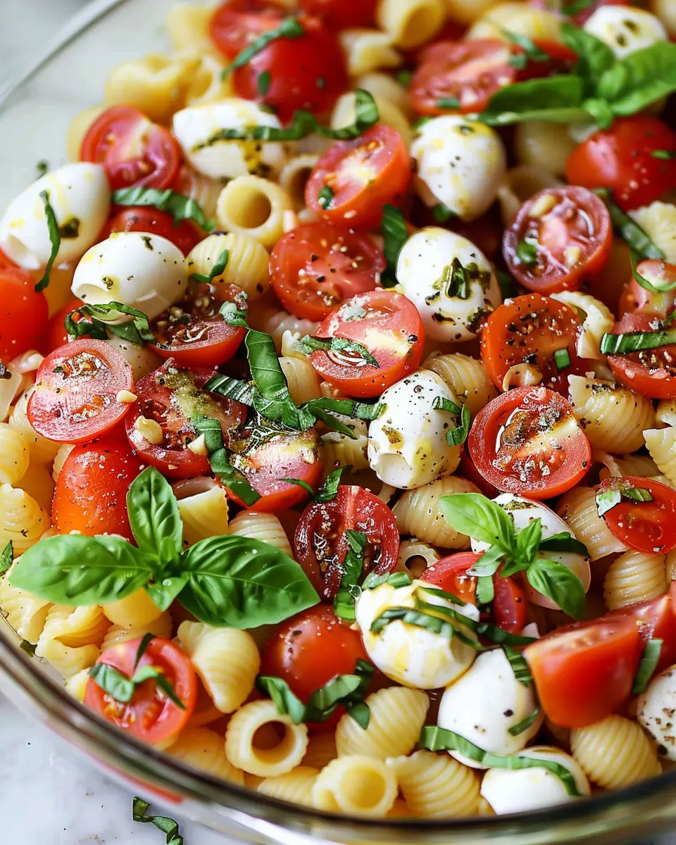 Caprese Pasta Salad: The Best Fresh and Flavorful Recipe