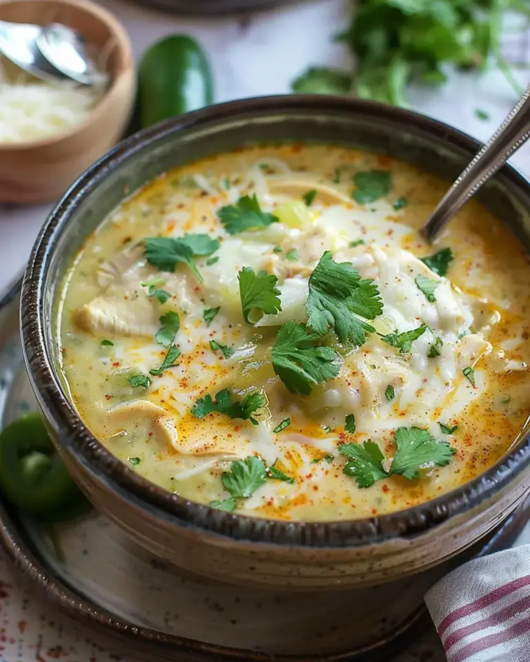 Creamy Green Enchiladas Chicken Soup