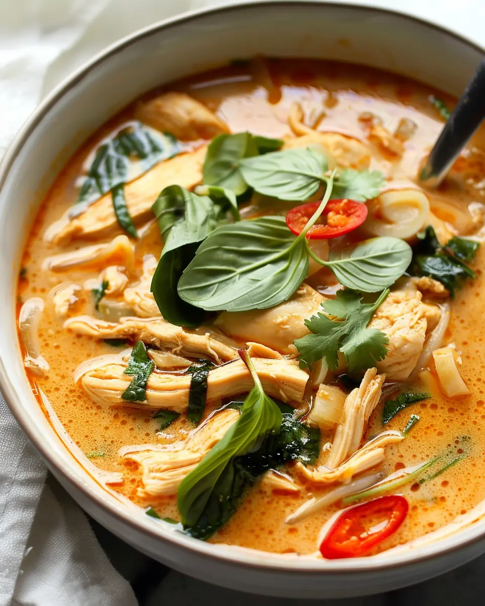 Easy Thai Chicken Curry Soup: A Satisfying Bowl for Cozy Nights