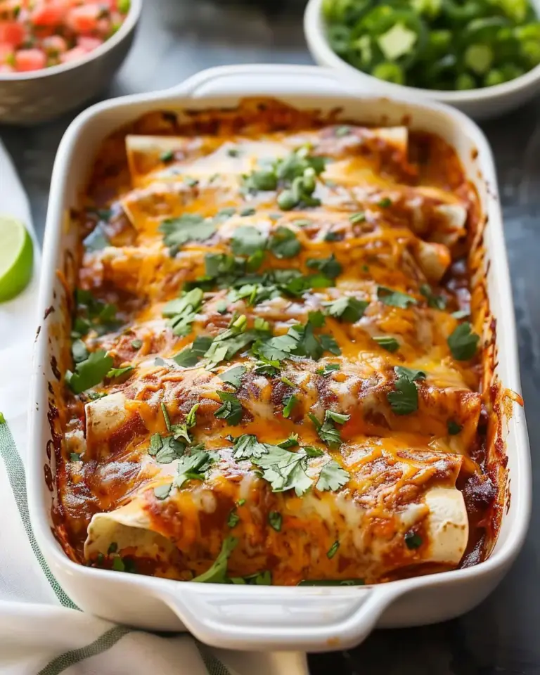Easy Chicken Enchilada Recipe