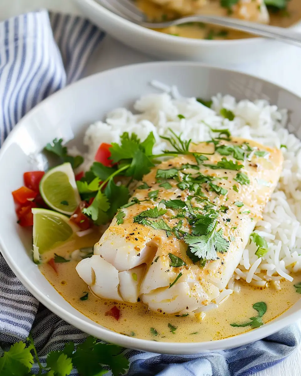 Baked Coconut Curry Cod: Easy, Flavorful Dinner Delight
