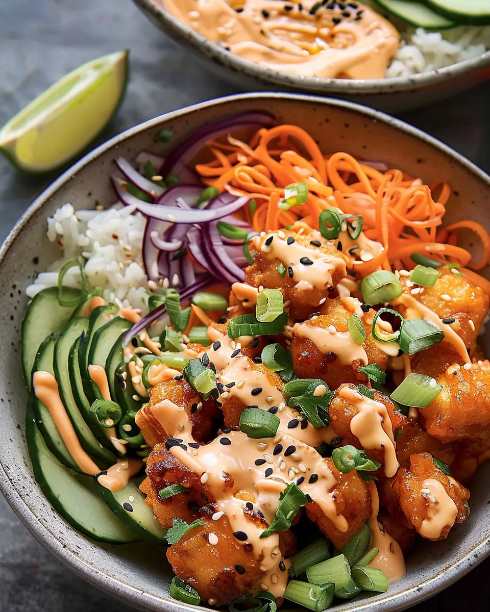 Bang Bang Chicken Bowl: Easy Recipe with Turkey Bacon Delight