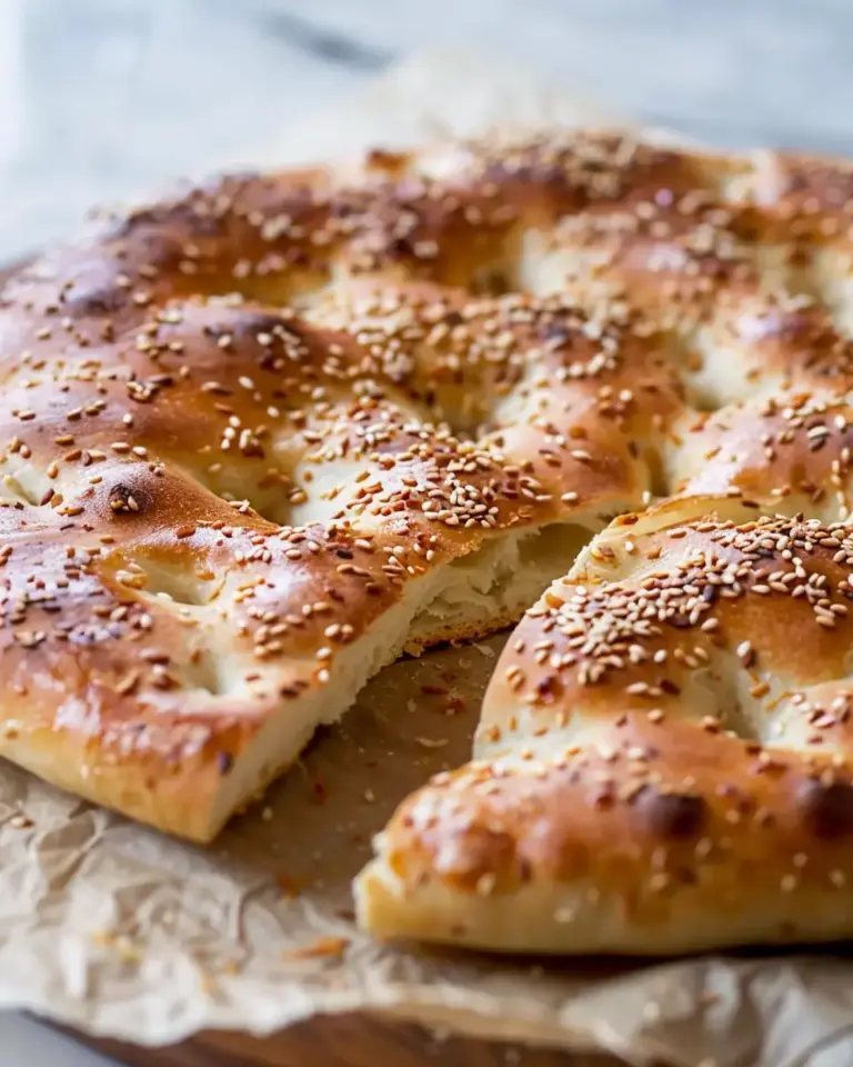 No-knead Turkish bread