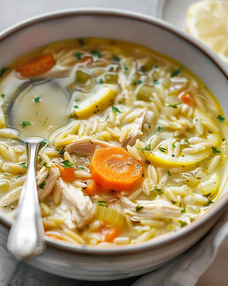 Lemon Chicken Orzo Soup: A Comforting and Easy Cozy Classic