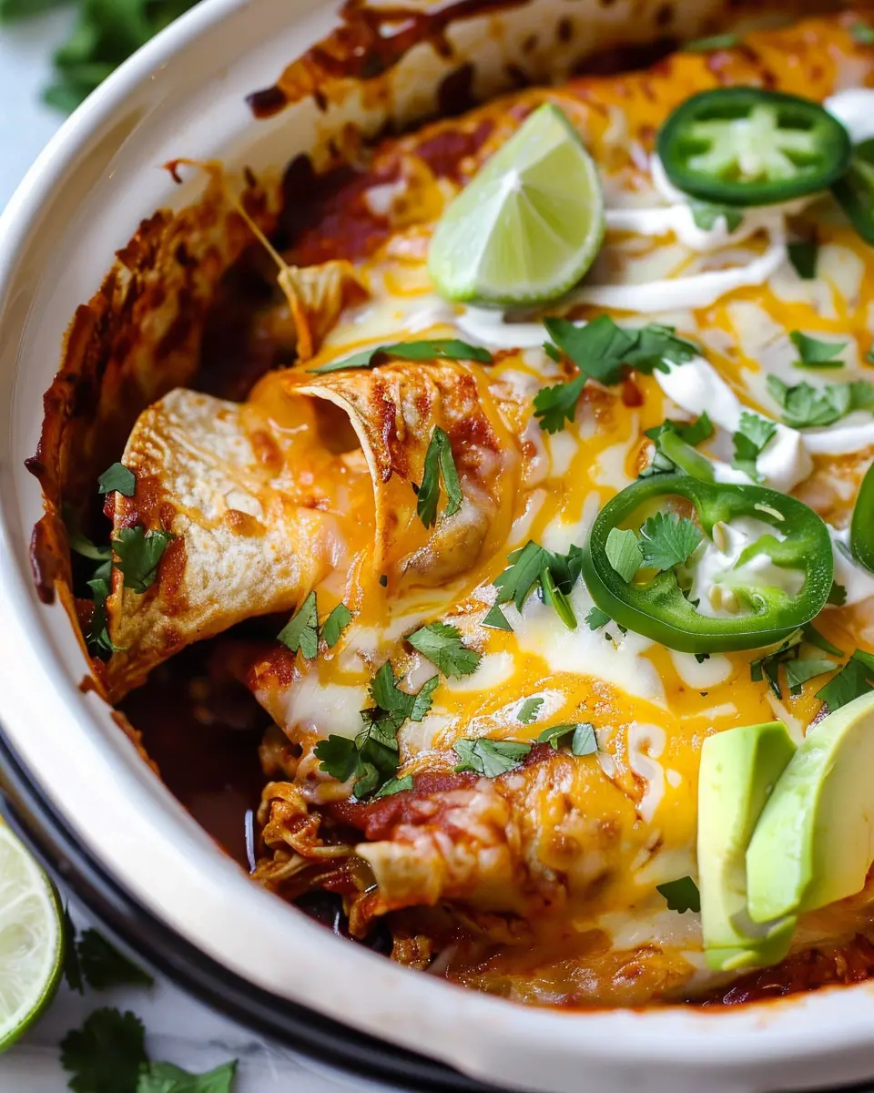Slow Cooker Chicken Enchiladas: Easy, Flavorful Family Dinner