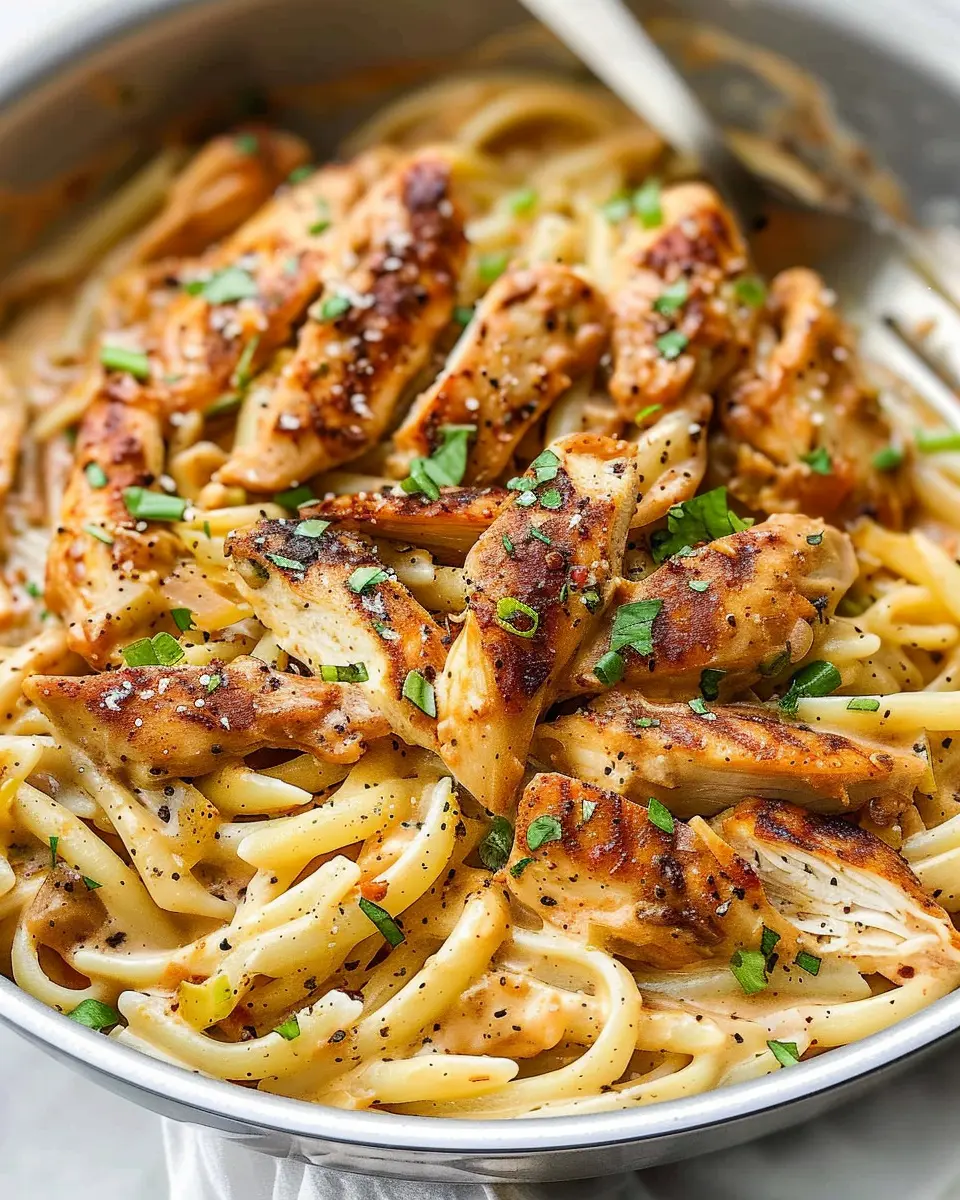 Creamy Cajun Chicken Pasta: A Savory Twist with Turkey Bacon