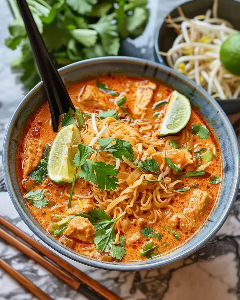 Thai Red Curry Noodle Soup