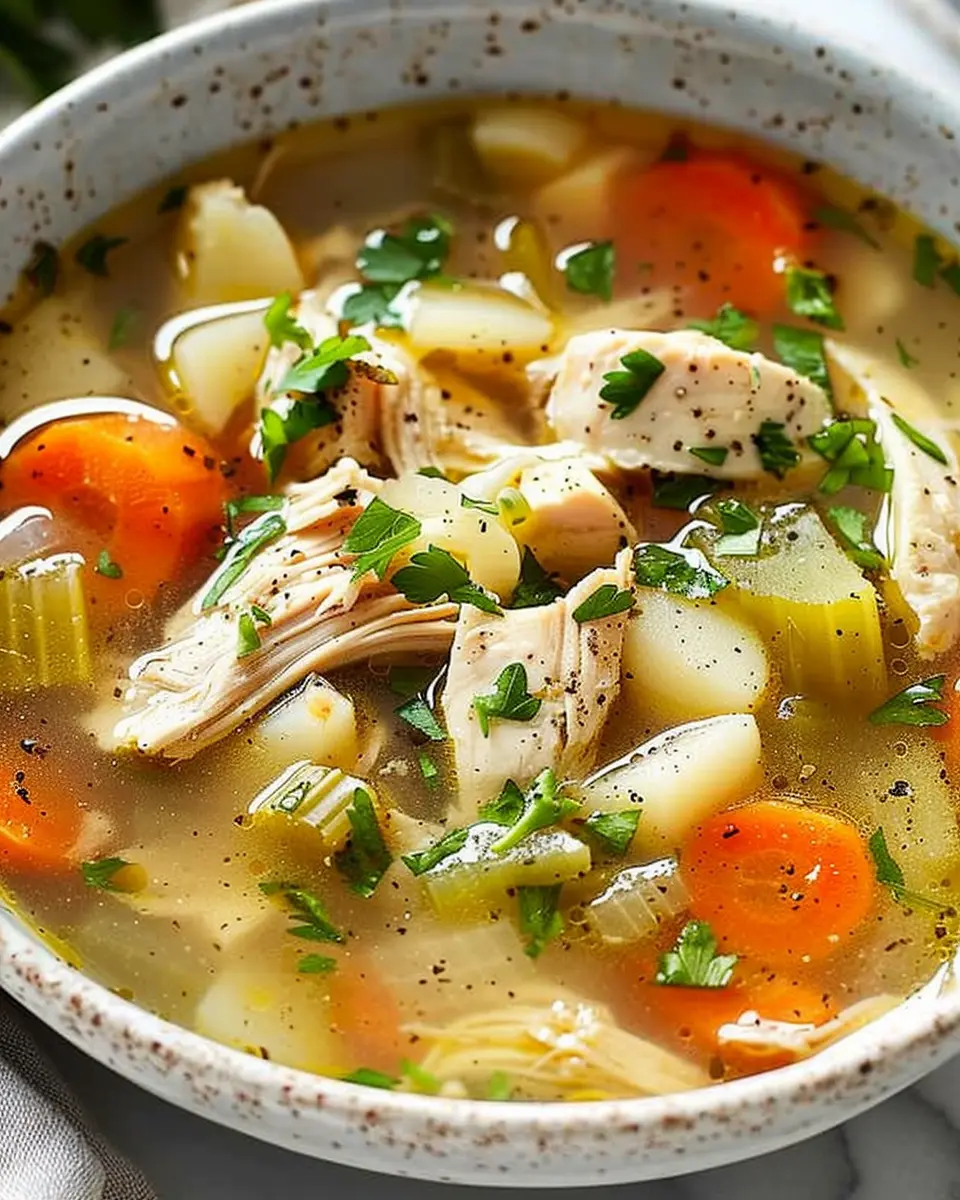 Chicken Soup: Easy Comfort Recipe With Turkey Bacon Delight