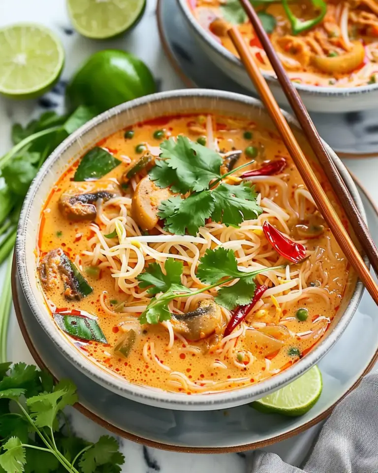 THAI RED CURRY NOODLE SOUP