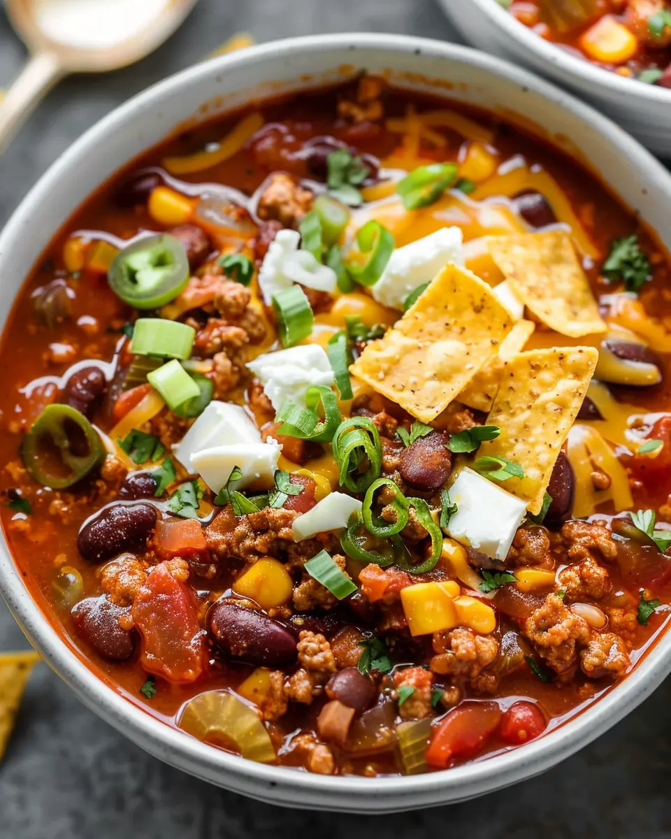 The Best Taco Soup Recipe: Hearty, Turkey Bacon & Chicken Ham Delight