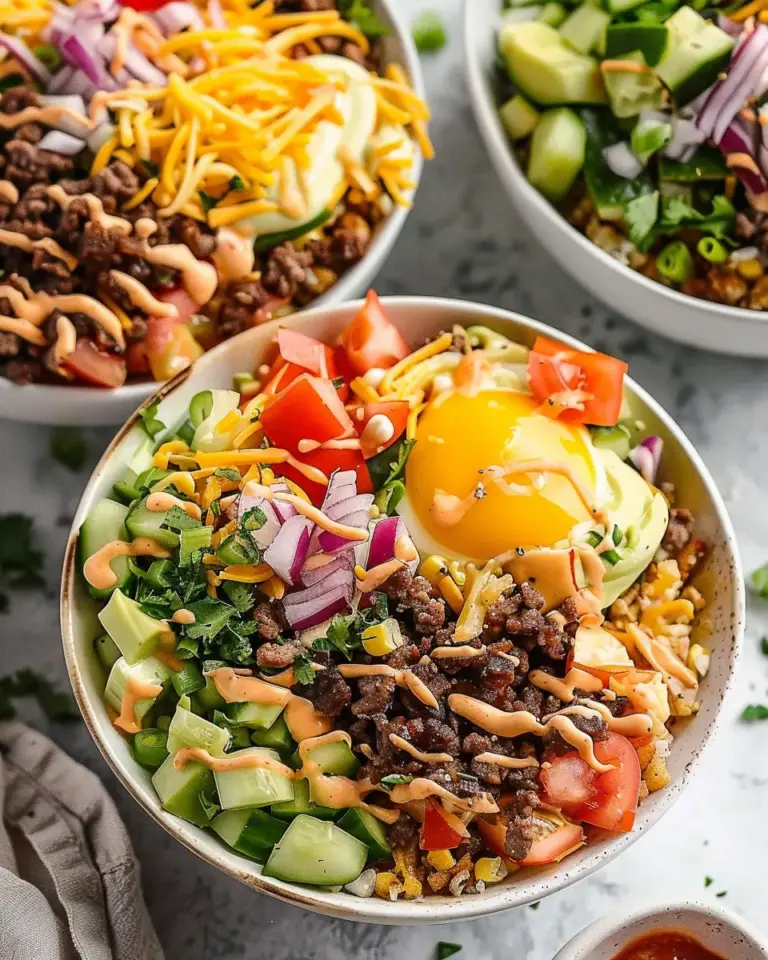 Cheeseburger Bowls