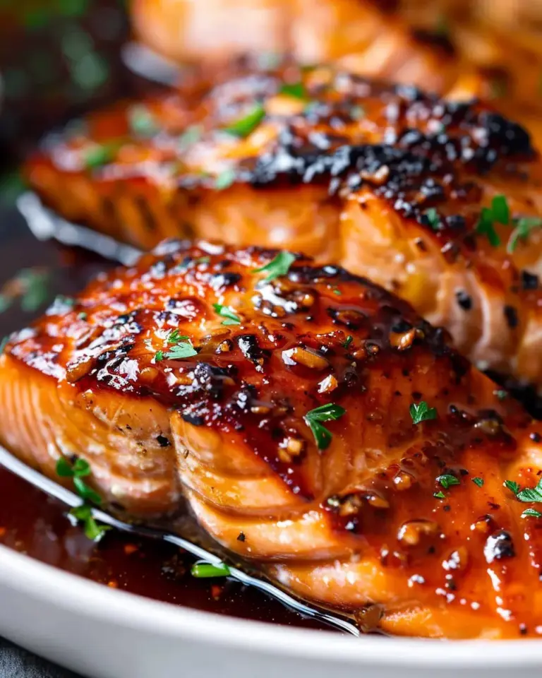 Honey Garlic Glazed Salmon