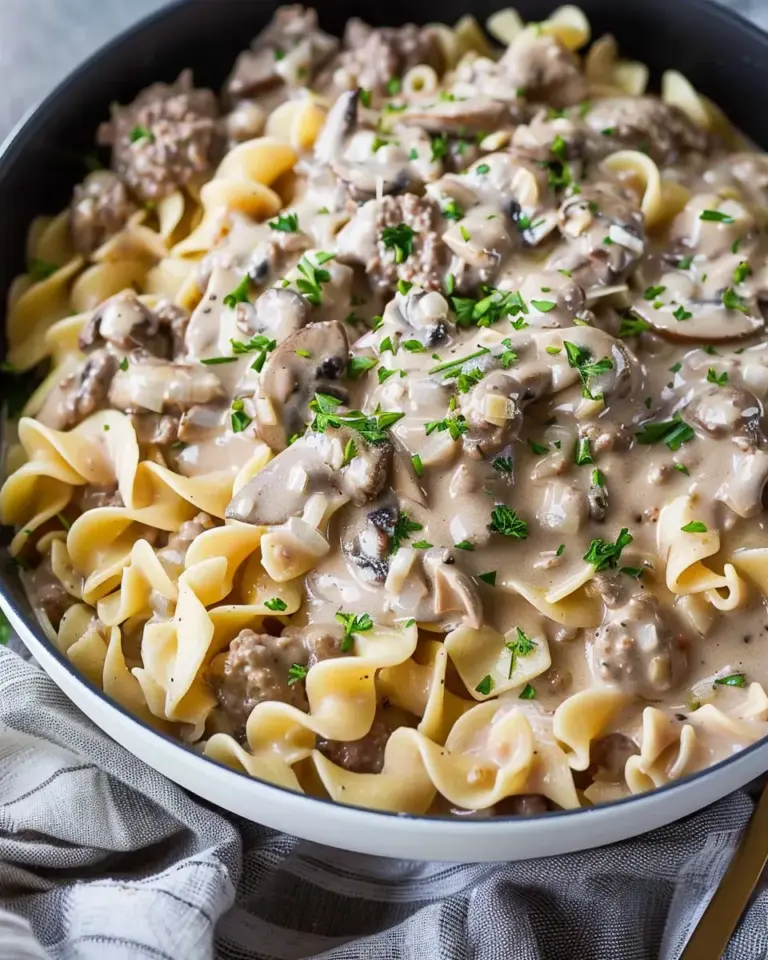 The Best Hamburger Stroganoff Recipe