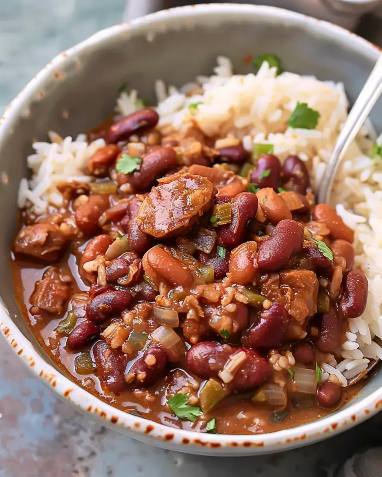 Slow Cooker Cajun Red Beans and Rice