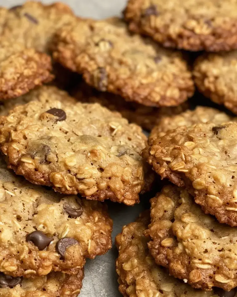 Chewy Chocolate Chip Oatmeal Cookies