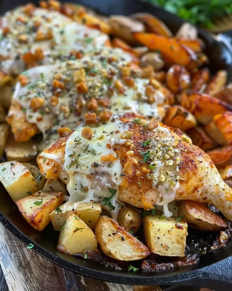 Garlic Parmesan Chicken and Potatoes