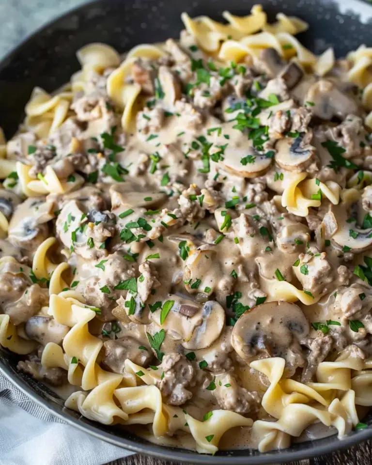 The Best Hamburger Stroganoff Recipe