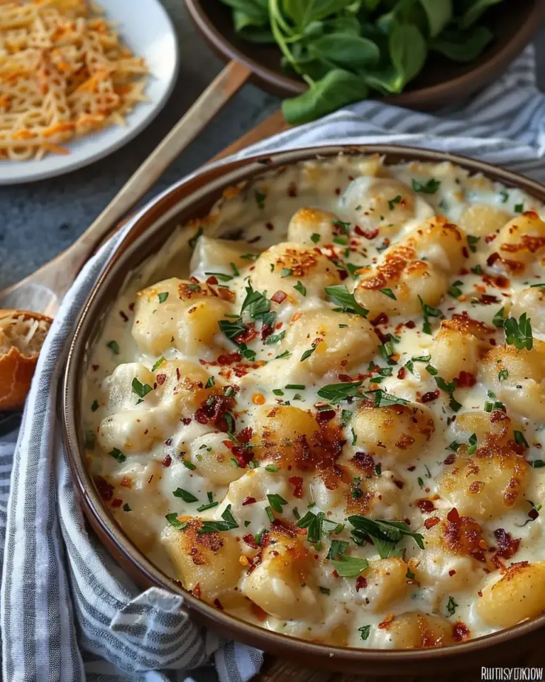Creamy Crack Chicken Gnocchi