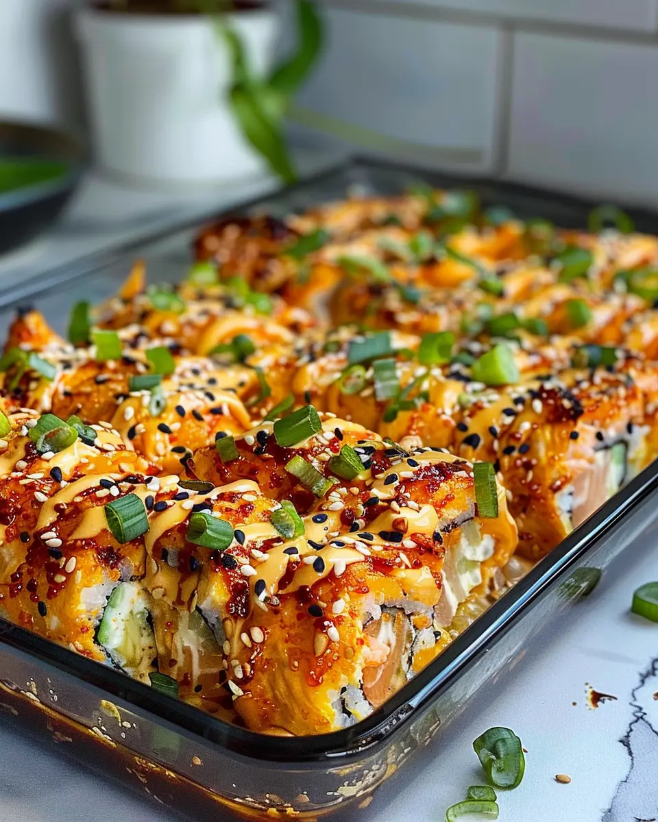 Spicy Salmon Sushi Bake: The Easy Indulgence for Home Cooks
