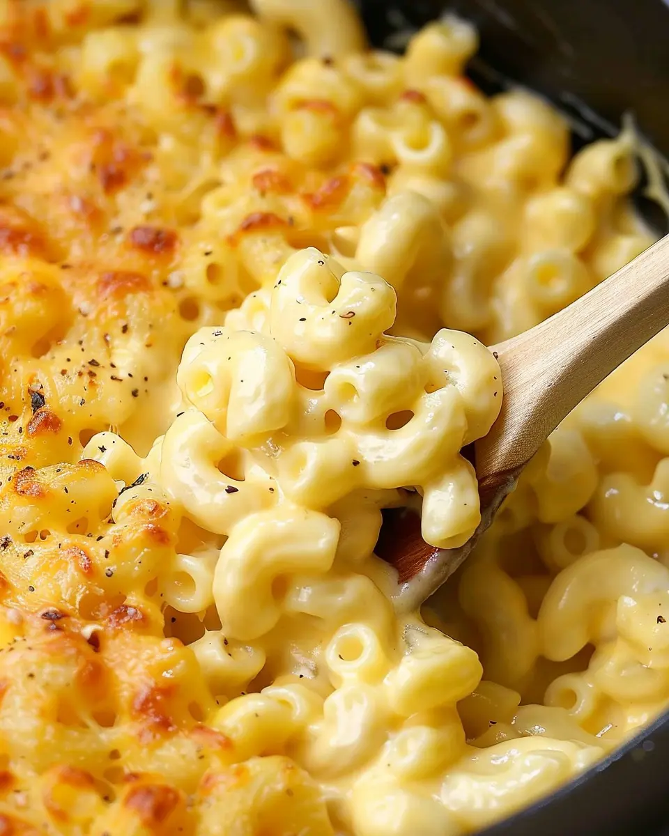 Easy Homemade Mac and Cheese with Turkey Bacon and Chicken Ham
