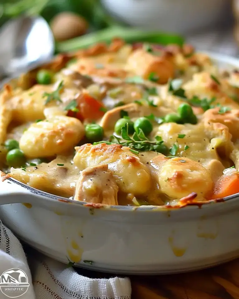 One Pot Gnocchi Chicken Pot Pie