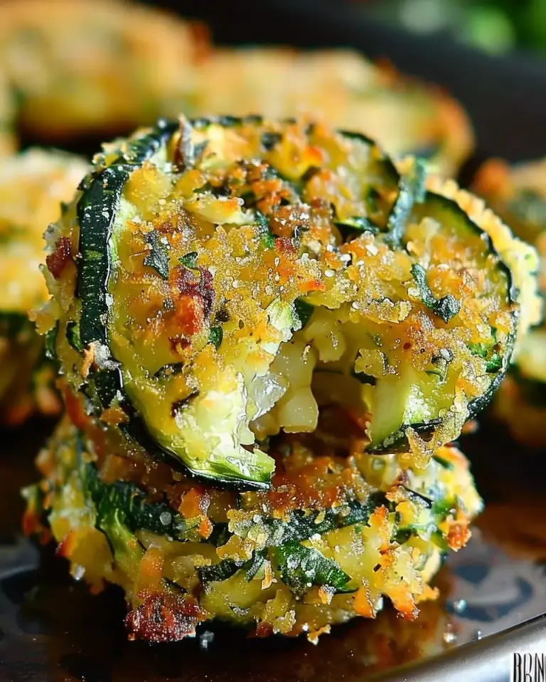 Crispy Zucchini Garlic Bites