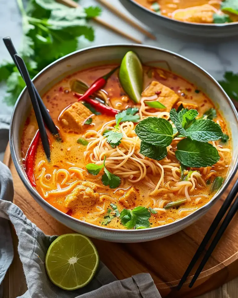 Thai Red Curry Noodle Soup