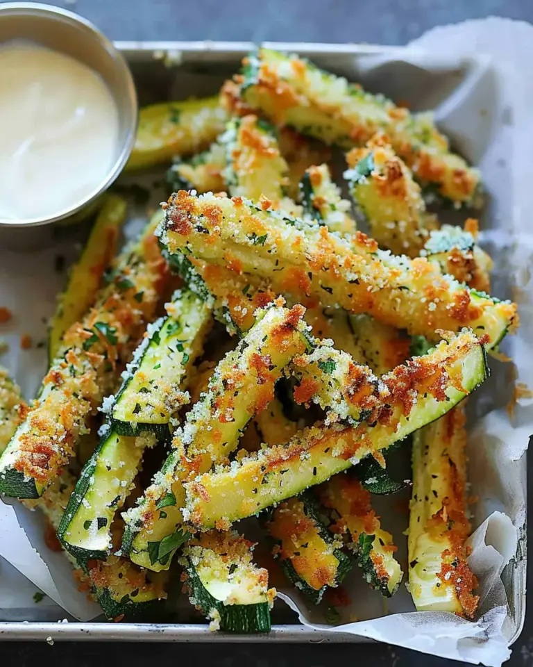 Parmesan Zucchini Fries