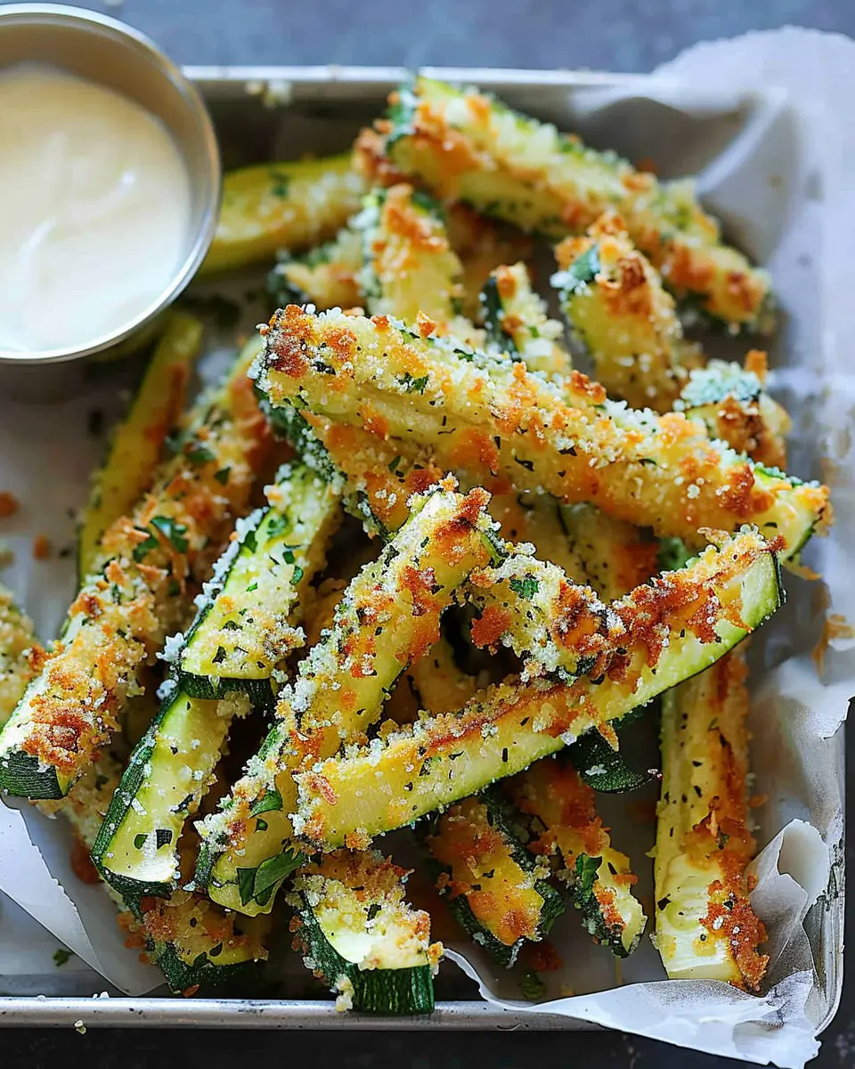 Parmesan Zucchini Fries: Easy, Crispy, and Guilt-Free Delight