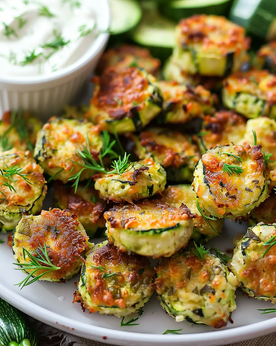 Cheesy Garlic Zucchini Bites: Easy Bites for Your Next Gathering