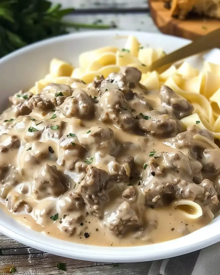 Ground Beef Stroganoff