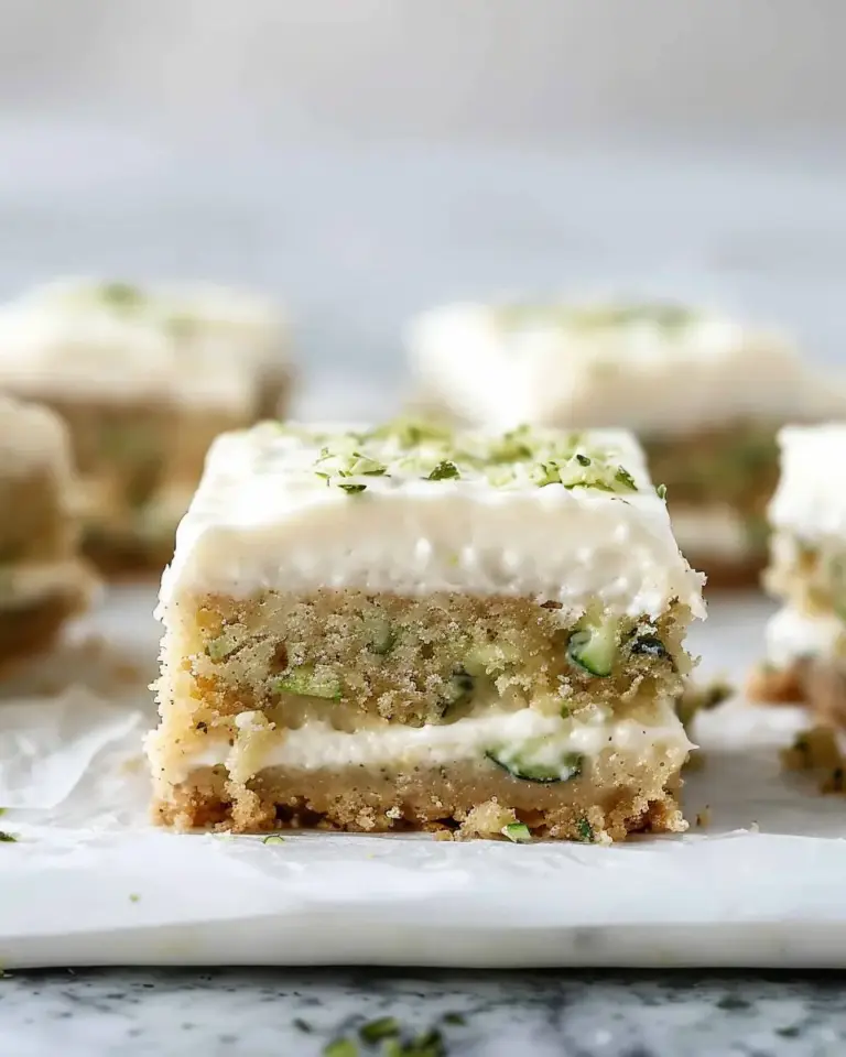 Zucchini Bars with Cream Cheese Icing