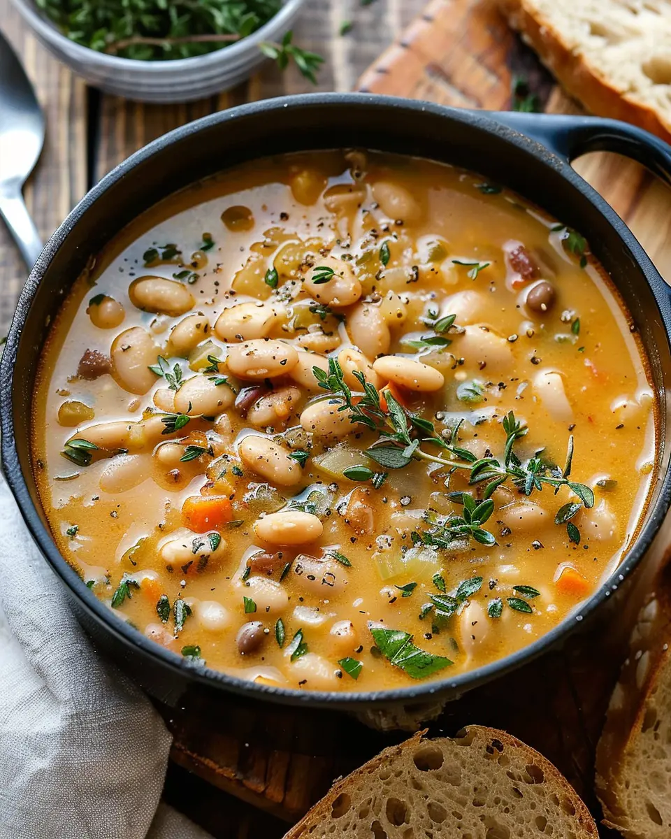 Tuscan White Bean Soup: Easy Comfort Food with Turkey Bacon