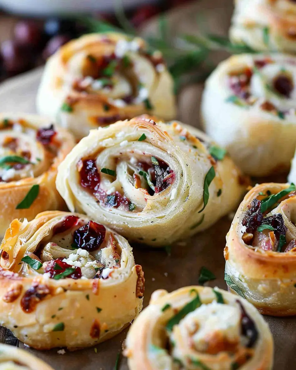 Cranberry Feta Pinwheels: Easy Appetizers Everyone Will Love