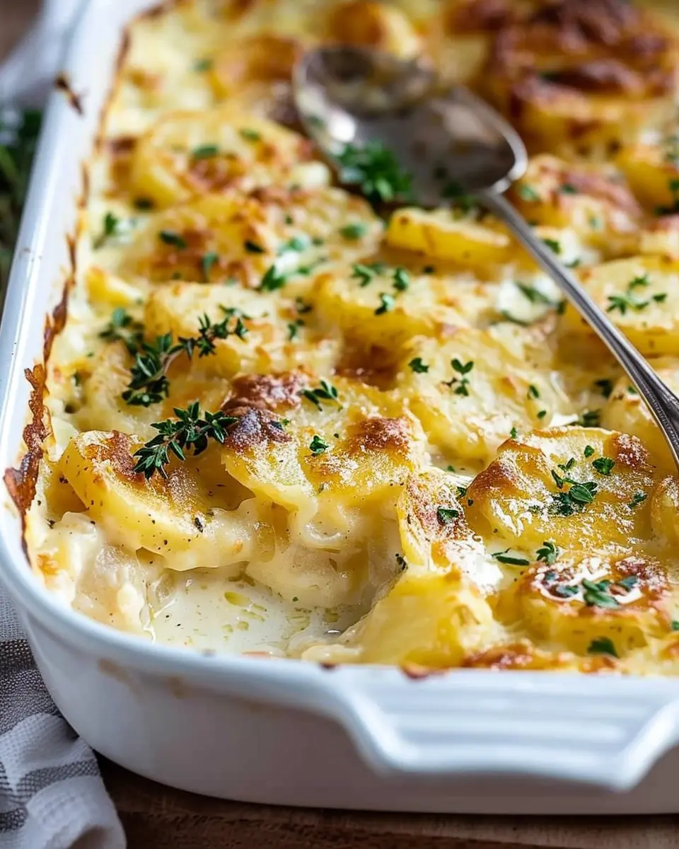 Cheesy Garlic Scalloped Potatoes: The Best Comfort Food Twist