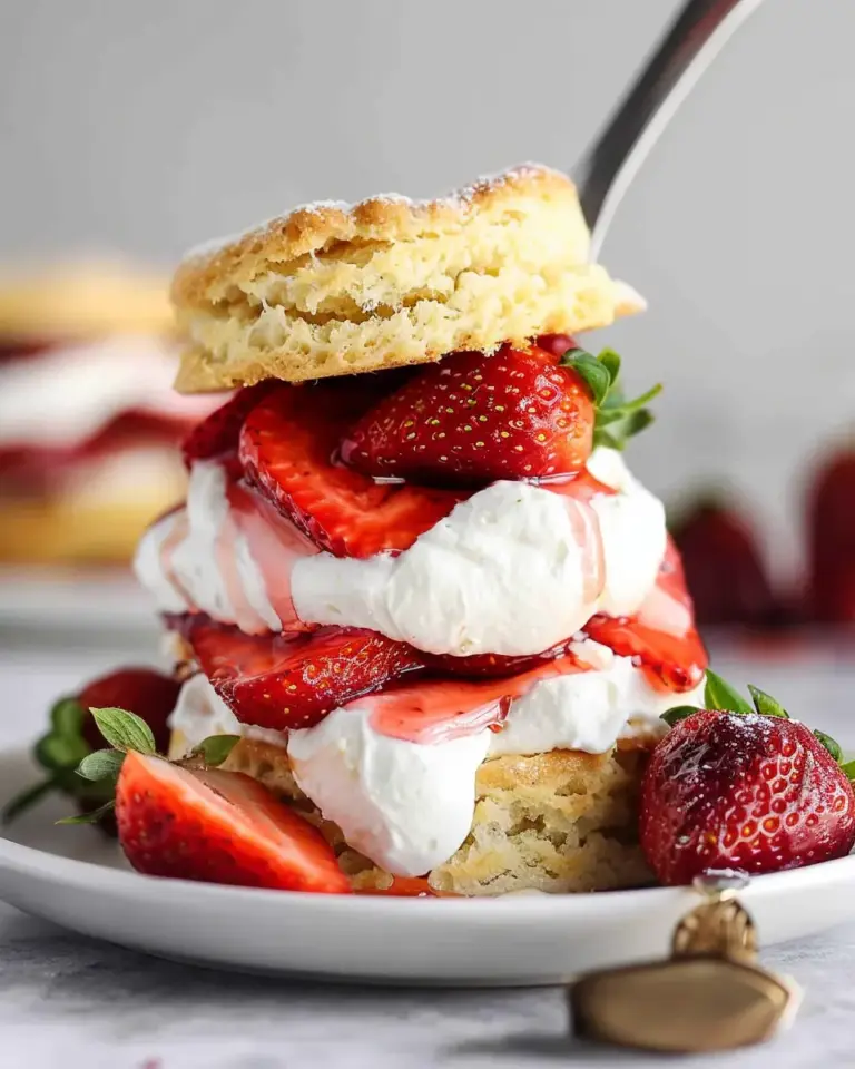 Strawberry Shortcake with Homemade Biscuits