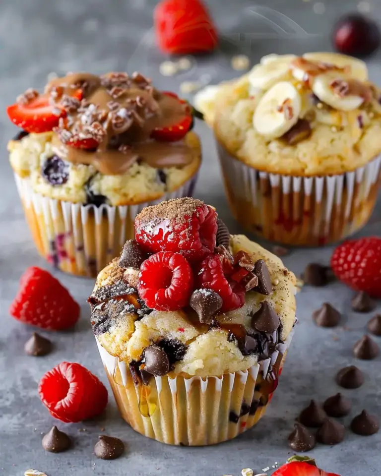 Easy Pancake Muffins with Six Flavors