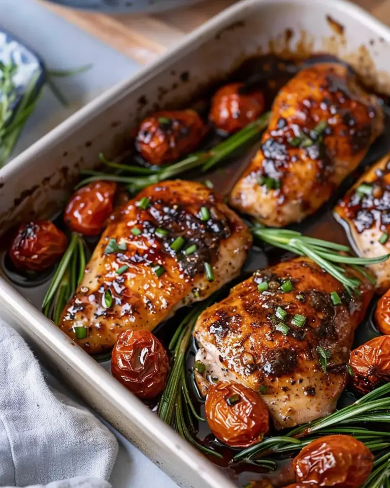 Balsamic Chicken Oven Baked