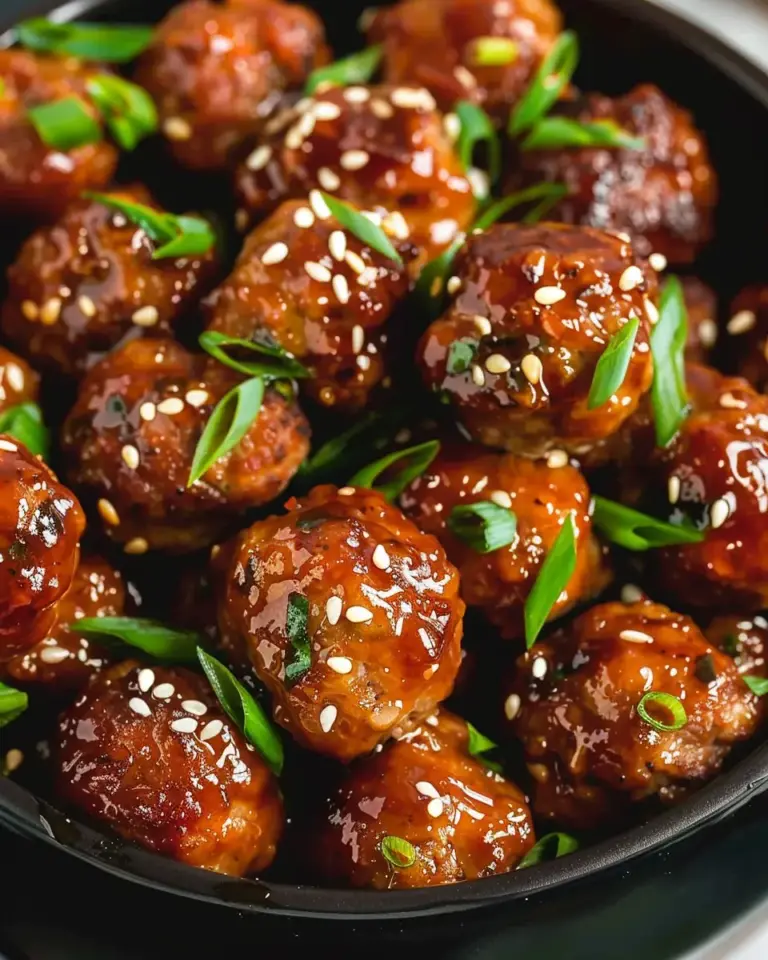 Honey Garlic Meatballs