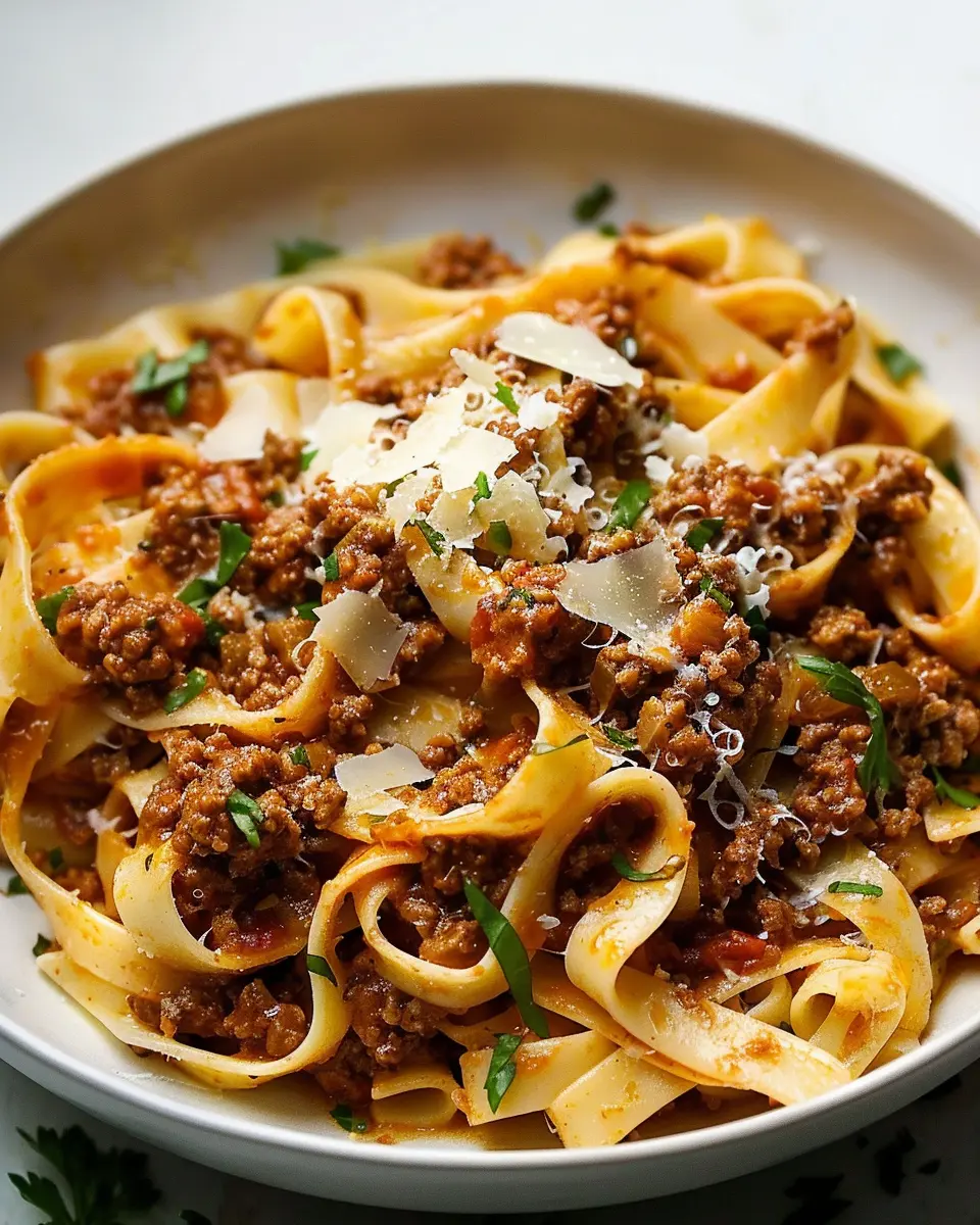Simple Bolognese Delight: A Flavorful Twist with Turkey Bacon