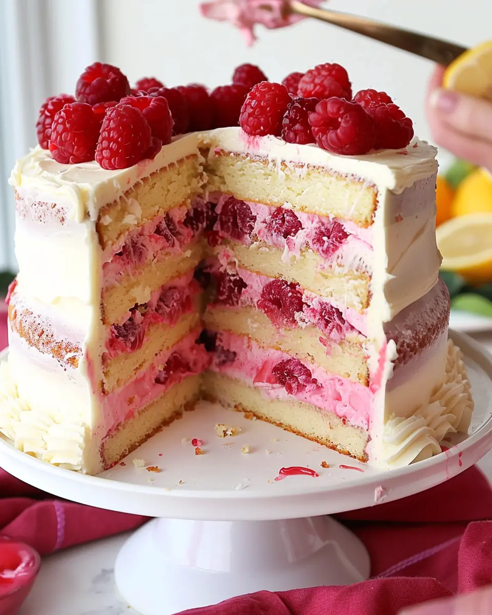Lemon Raspberry Layer Cake: The Best Sweet Escape for Any Occasion